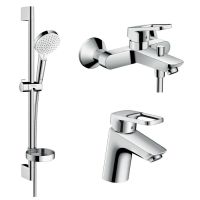 Набор смесителей Hansgrohe Logis Loop 3 в 1 хром 1042019