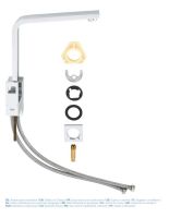 Змішувач для кухні Grohe Eurocube хром 31255000