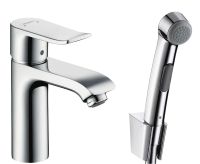 Змішувач для раковини Hansgrohe Metris хром 31285000 з гігієнічним душем