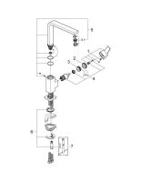 Змішувач для кухні Grohe Sail Cube хром 31393000