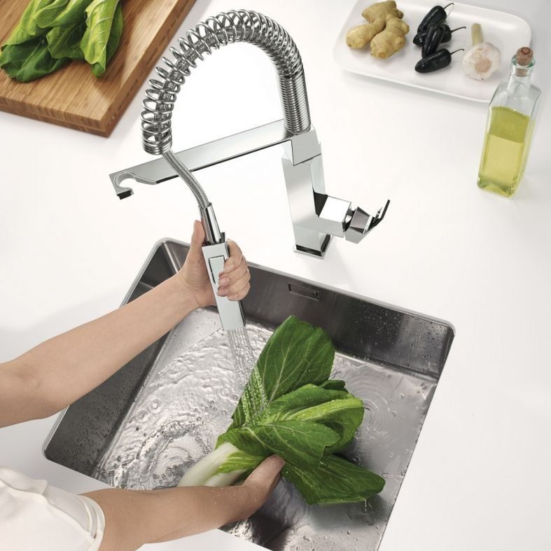 Смеситель для кухни Grohe Eurocube хром 31395000