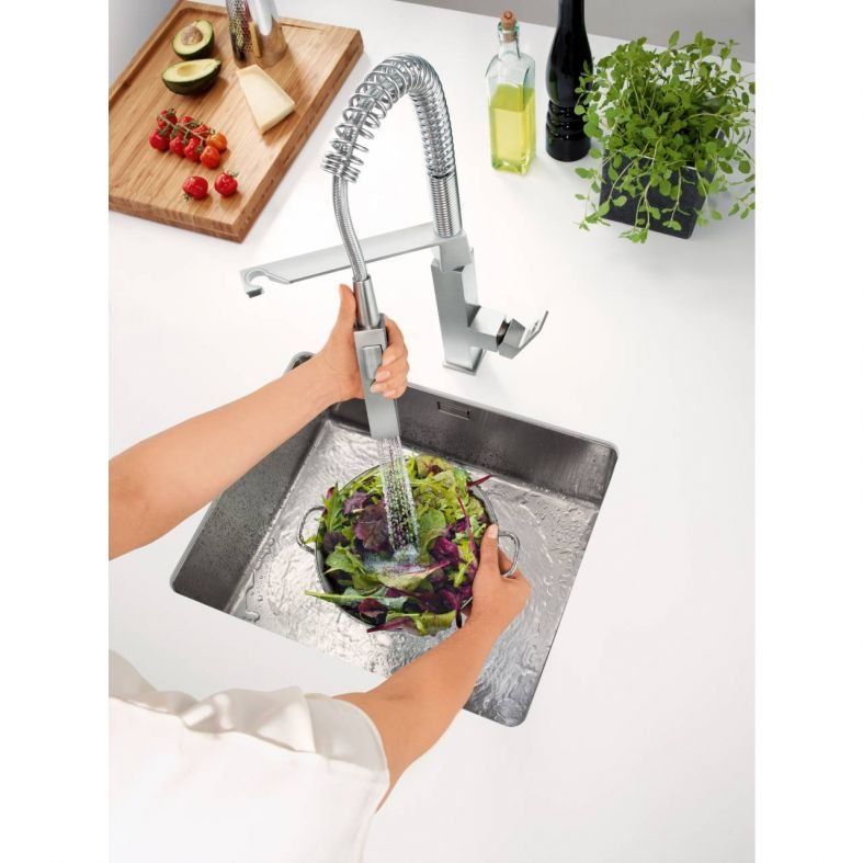 Змішувач для кухні Grohe Eurocube суперсталь 31395DC0