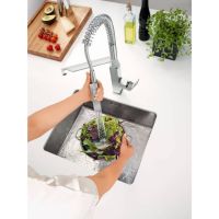 Змішувач для кухні Grohe Eurocube суперсталь 31395DC0