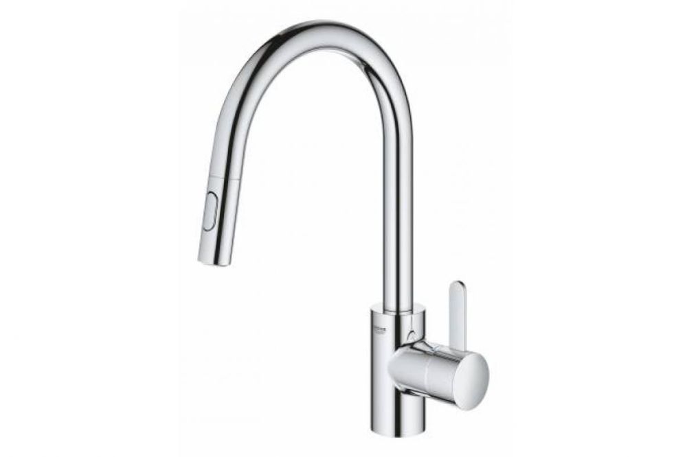 Змішувач для кухні Grohe Eurosmart Cosmopolitan хром 31481001 з висувною лійкою