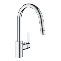 Змішувач для кухні Grohe Get хром 31484001 з висувною лійкою