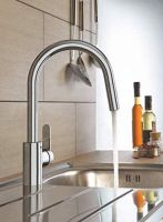 Змішувач для кухні Grohe Get хром 31484001 з висувною лійкою