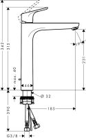 Змішувач для раковини Hansgrohe Focus хром 31531000