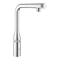 Змішувач для кухні Grohe Essence Smartcontrol хром 31615000 з висувною лійкою