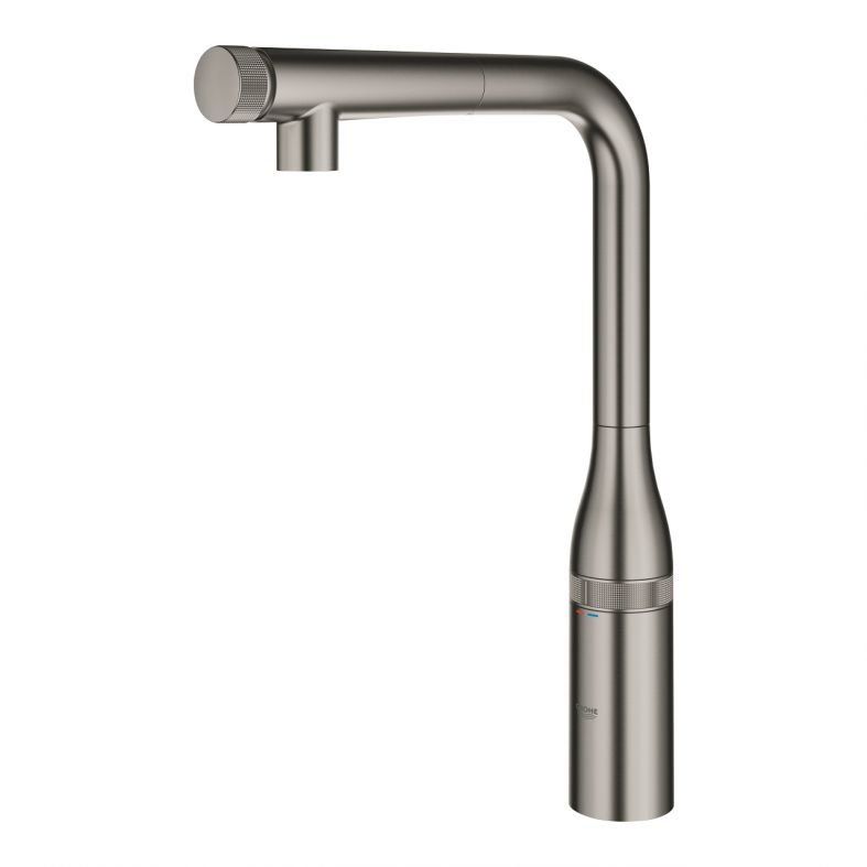 Змішувач для кухні Grohe Essence Smartcontrol графіт темний матовий 31615AL0 з висувною лійкою