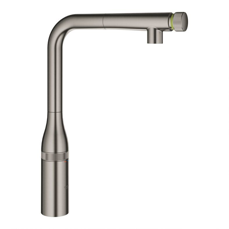 Змішувач для кухні Grohe Essence Smartcontrol графіт темний матовий 31615AL0 з висувною лійкою