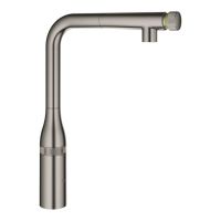 Змішувач для кухні Grohe Essence Smartcontrol графіт темний матовий 31615AL0 з висувною лійкою