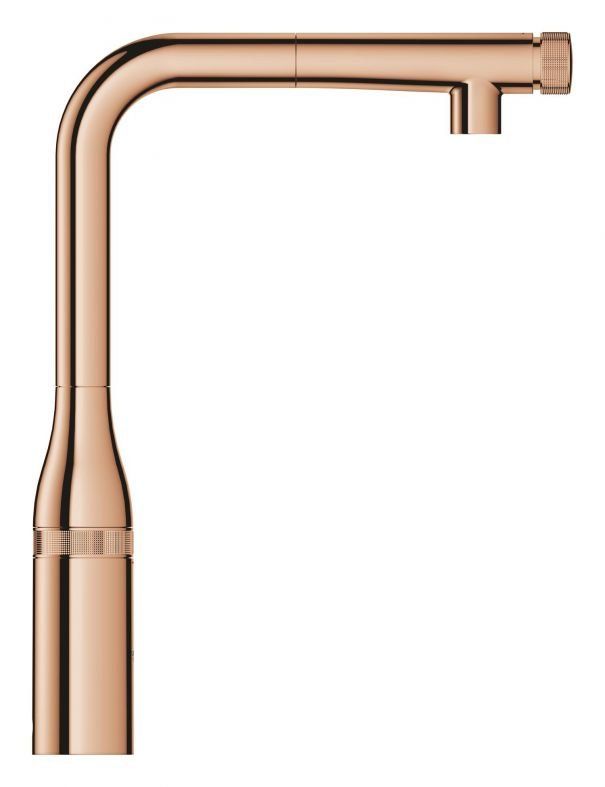 Змішувач для кухні Grohe Essence Smartcontrol теплий захід сонця 31615DA0 з висувною лійкою