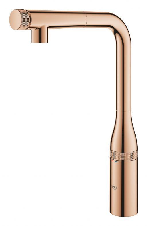 Змішувач для кухні Grohe Essence Smartcontrol теплий захід сонця 31615DA0 з висувною лійкою