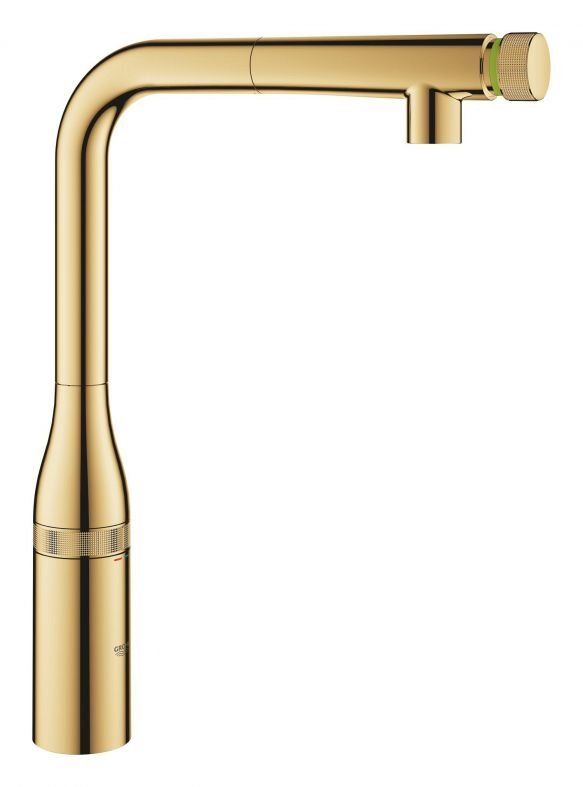 Змішувач для кухні Grohe Essence Smartcontrol холодний світанок 31615GL0 з висувною лійкою