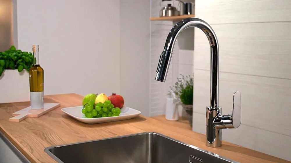 Смеситель для кухни Hansgrohe Focus M41 хром 31815000 с выдвижной лейкой
