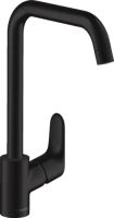 Змішувач для кухні Hansgrohe Focus M41 чорний матовий 31820670
