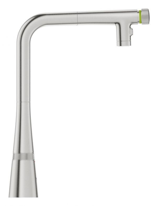 Змішувач для кухні Grohe Scala суперсталь 31888DC0 з висувною лійкою