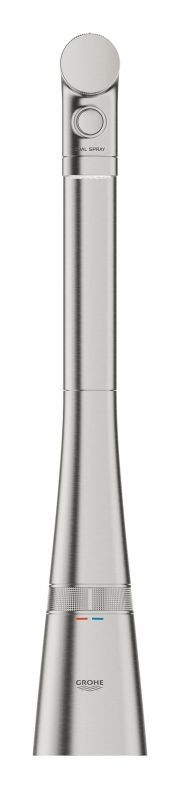 Змішувач для кухні Grohe Scala суперсталь 31888DC0 з висувною лійкою