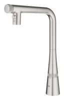 Змішувач для кухні Grohe Scala суперсталь 31888DC0 з висувною лійкою