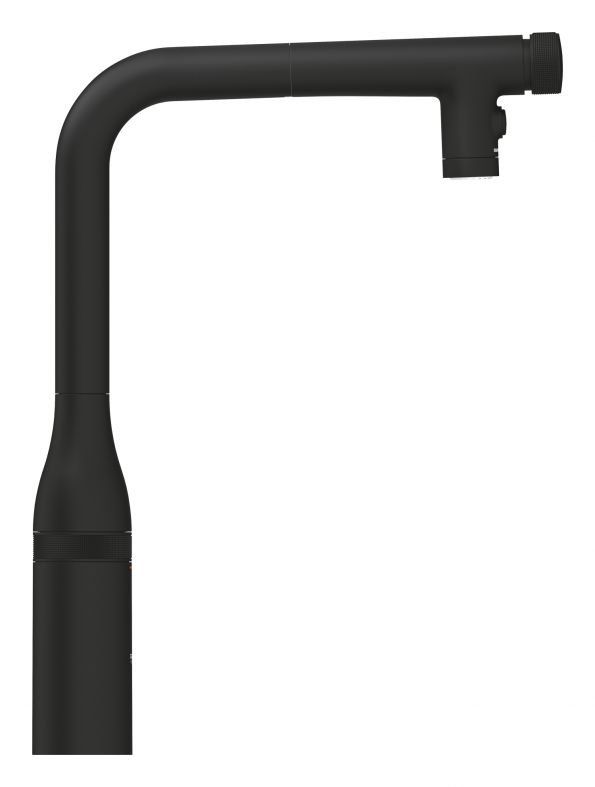 Змішувач для кухні Grohe Essence Smartcontrol фантомний чорний 31892KF0 з висувною лійкою