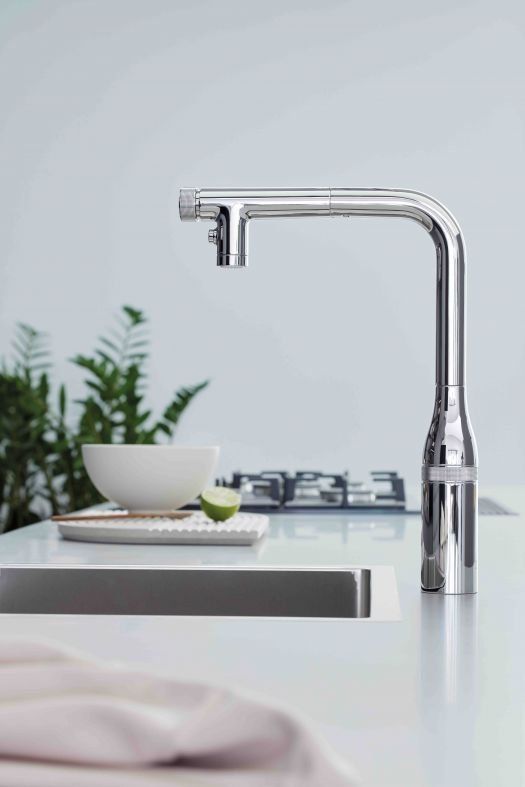 Змішувач для кухні Grohe Accent Smartcontrol хром 31894000 з висувною лійкою