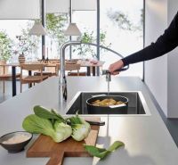 Змішувач для кухні Grohe Accent Smartcontrol хром 31894000 з висувною лійкою