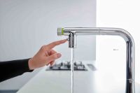 Змішувач для кухні Grohe Accent Smartcontrol хром 31894000 з висувною лійкою