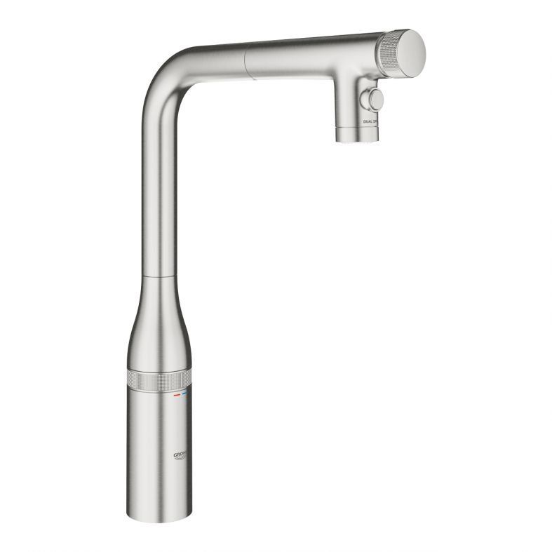 Змішувач для кухні Grohe Accent Smartcontrol суперсталь 31894DC0 з висувною лійкою