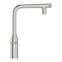 Змішувач для кухні Grohe Accent Smartcontrol суперсталь 31894DC0 з висувною лійкою