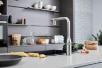 Змішувач для кухні Grohe Accent Smartcontrol суперсталь 31894DC0 з висувною лійкою