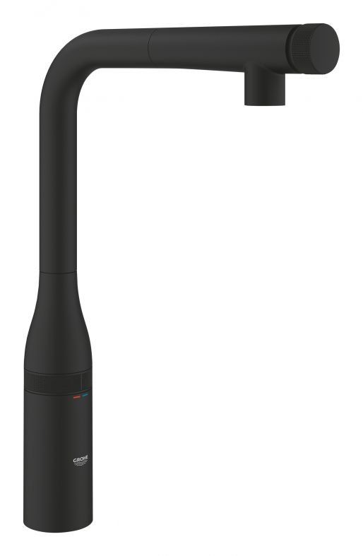Змішувач для кухні Grohe Essence Smartcontrol фантомний чорний 31928KF0 з висувною лійкою