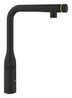 Змішувач для кухні Grohe Essence Smartcontrol фантомний чорний 31928KF0 з висувною лійкою
