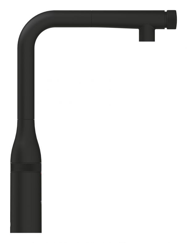 Змішувач для кухні Grohe Essence Smartcontrol фантомний чорний 31928KF0 з висувною лійкою