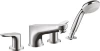 Смеситель на борт ванны Hansgrohe Focus хром 31936000 с душевым гарнитуром