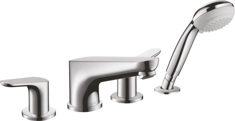 Змішувач на борт ванни Hansgrohe Focus хром 31936000 з душовим гарнітуром