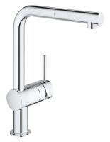 Змішувач для кухні Grohe Minta хром 32168000 з висувною лійкою