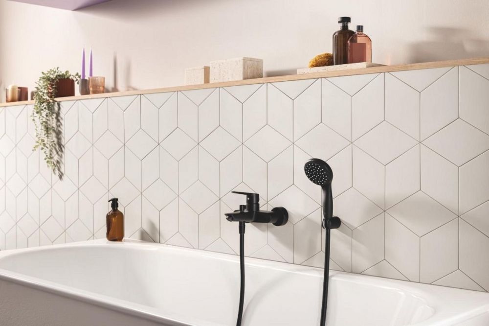 Смеситель для ванны Grohe Start черный матовый 322782432
