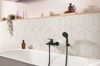 Смеситель для ванны Grohe Start черный матовый 322782432