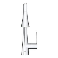Змішувач для кухні Grohe Zedra хром 32294002 з висувною лійкою