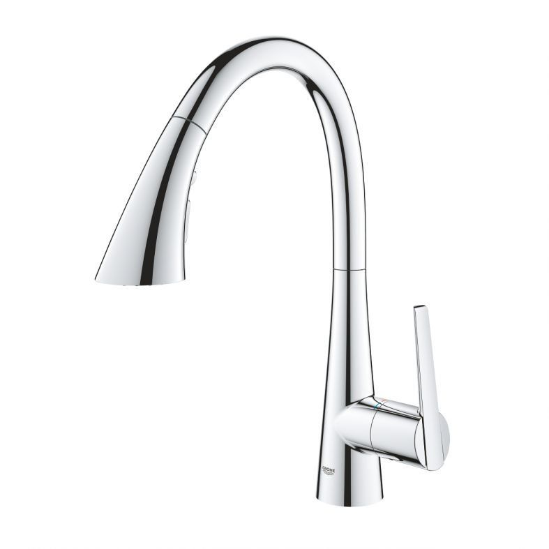 Змішувач для кухні Grohe Zedra хром 32294002 з висувною лійкою