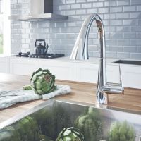 Змішувач для кухні Grohe Zedra хром 32294002 з висувною лійкою
