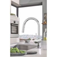 Змішувач для кухні Grohe Minta хром 32321002 з висувною лійкою