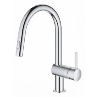 Змішувач для кухні Grohe Minta хром 32321002 з висувною лійкою