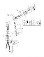 Змішувач для кухні Grohe Minta хром 32321002 з висувною лійкою