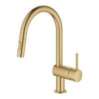 Змішувач для кухні Grohe Minta холодний світанок матовий 32321GN2 з висувною лійкою