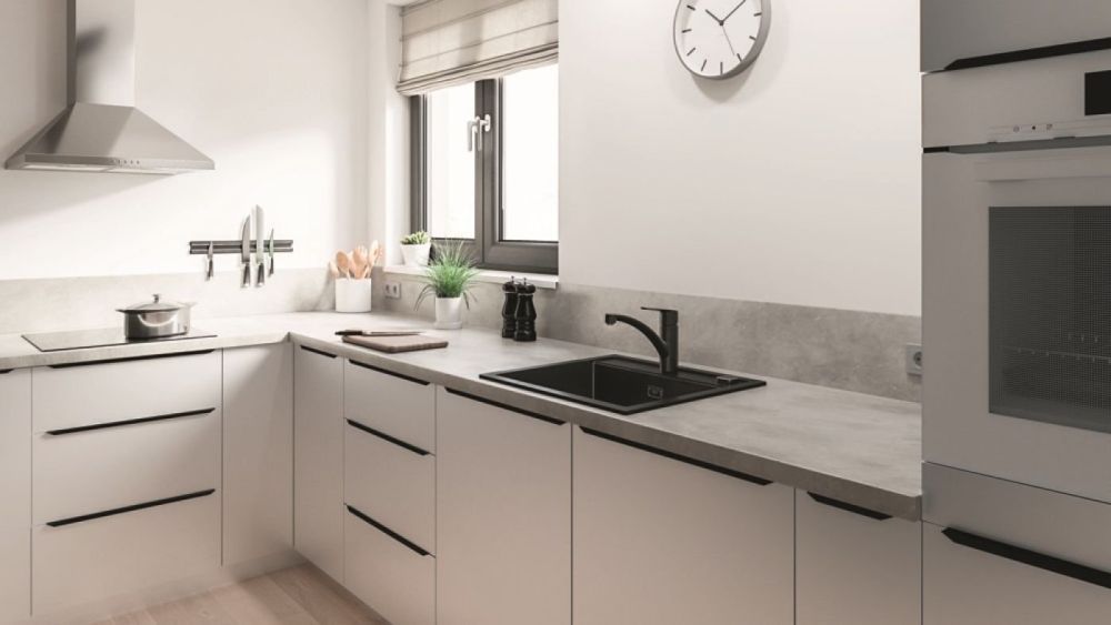 Змішувач для кухні Grohe Start чорний матовий 324412432
