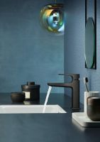Смеситель для раковины Hansgrohe Metropol черный матовый хром 32507340