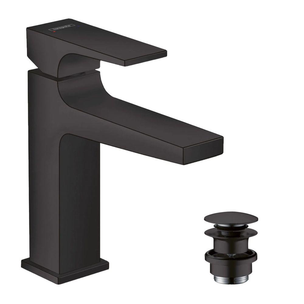 Змішувач для раковини Hansgrohe Metropol чорний матовий 32507670