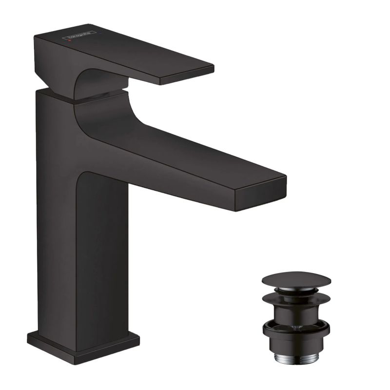 Змішувач для раковини Hansgrohe Metropol чорний матовий 32507670