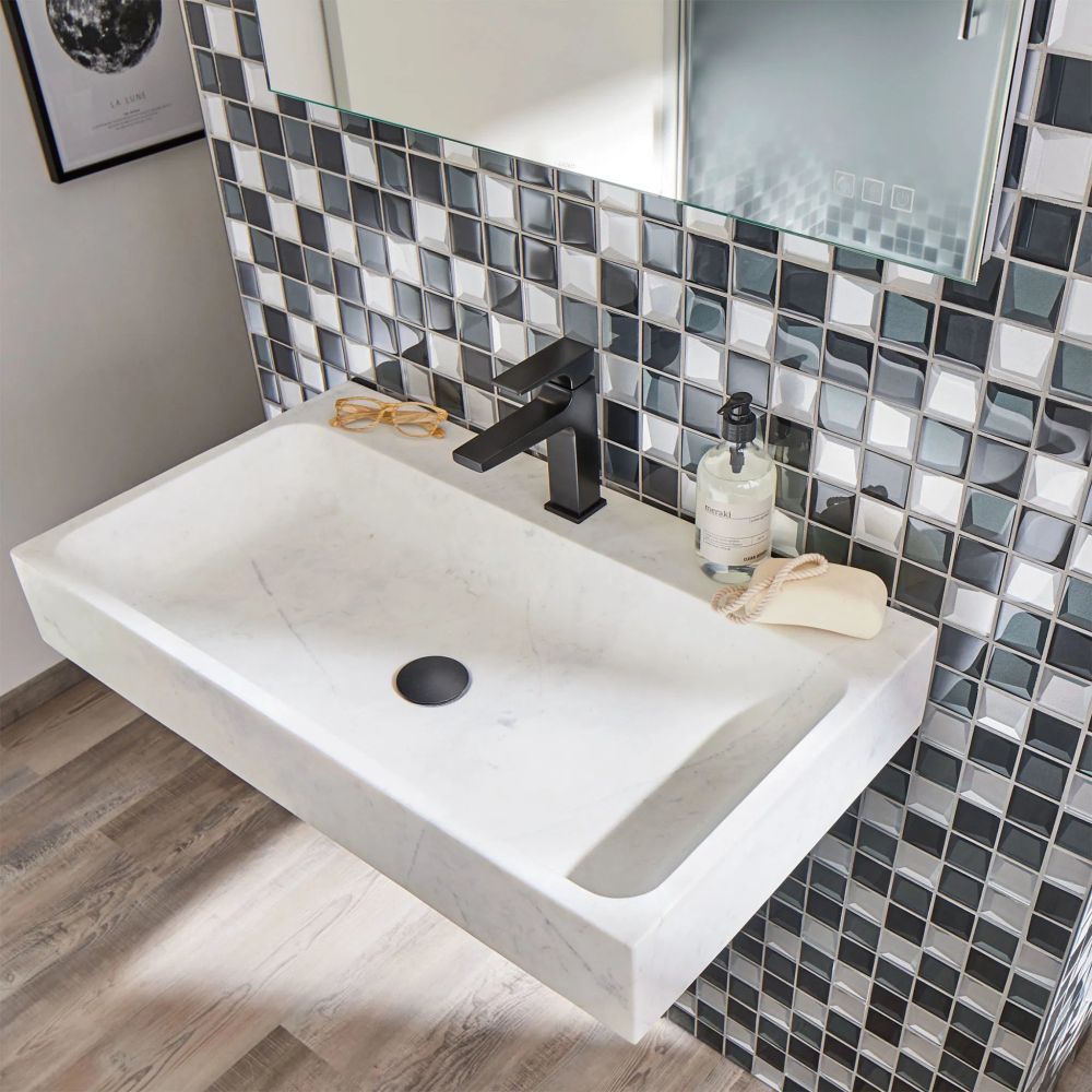 Змішувач для раковини Hansgrohe Metropol чорний матовий 32507670